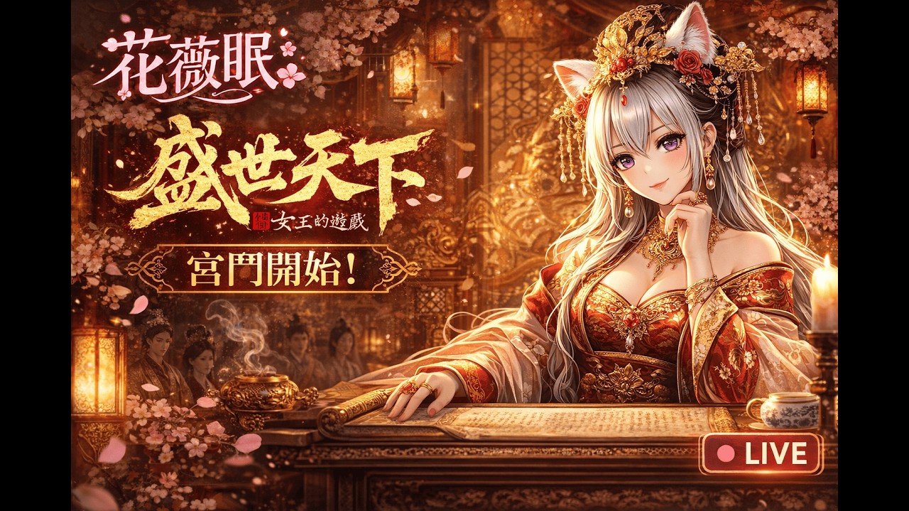 【盛世天下】今天能變成女王媚娘嗎 👑 #初見歡迎 #降落歡迎 #新人VTuber
