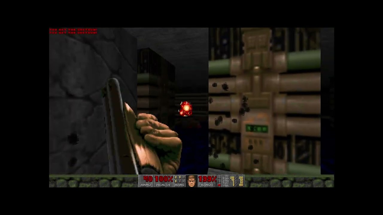 DOOM 2 Walkthrough Mission 2 (Underhalls)