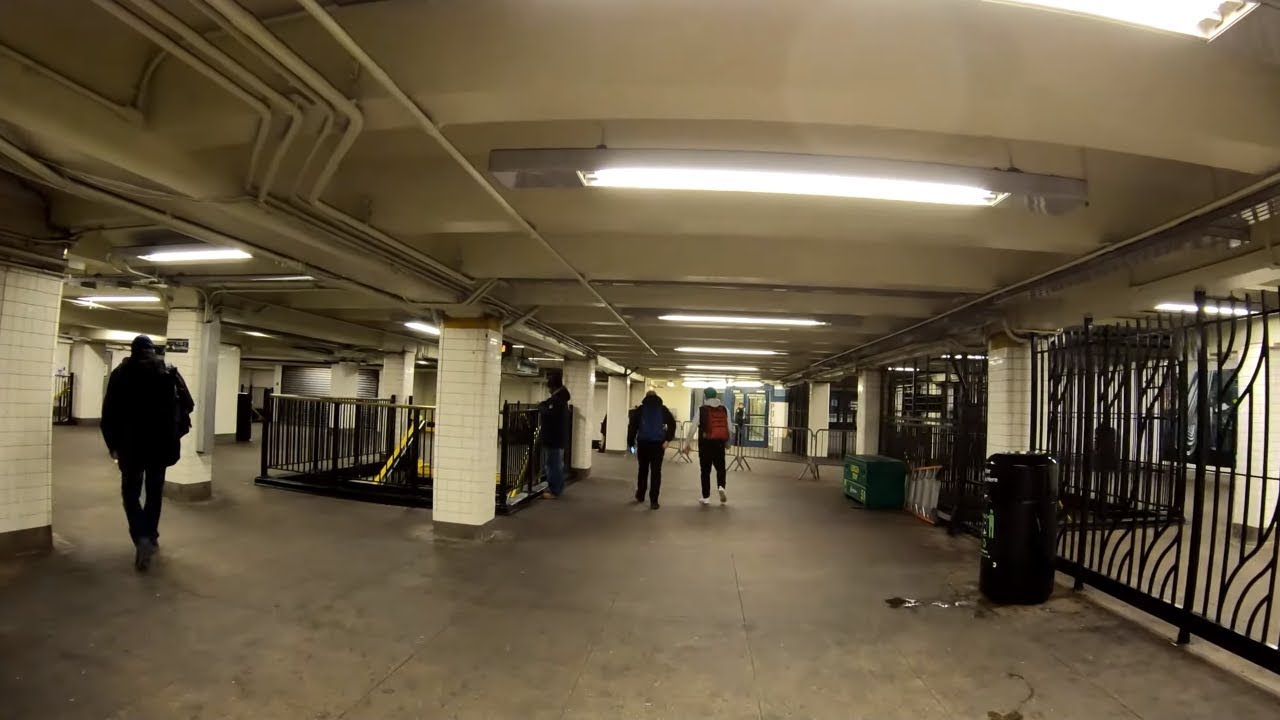 ⁴ᴷ⁶⁰ Walking NYC : Hoyt-Schermerhorn Streets (A)(C)(G) Station (Set of Michael Jackson's 