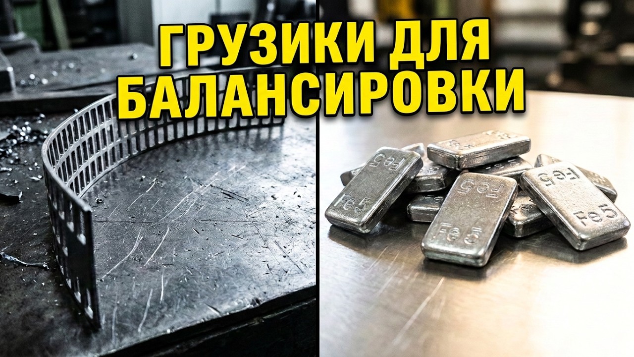 Штамповка грузиков 5 грамм для балансировки колес
