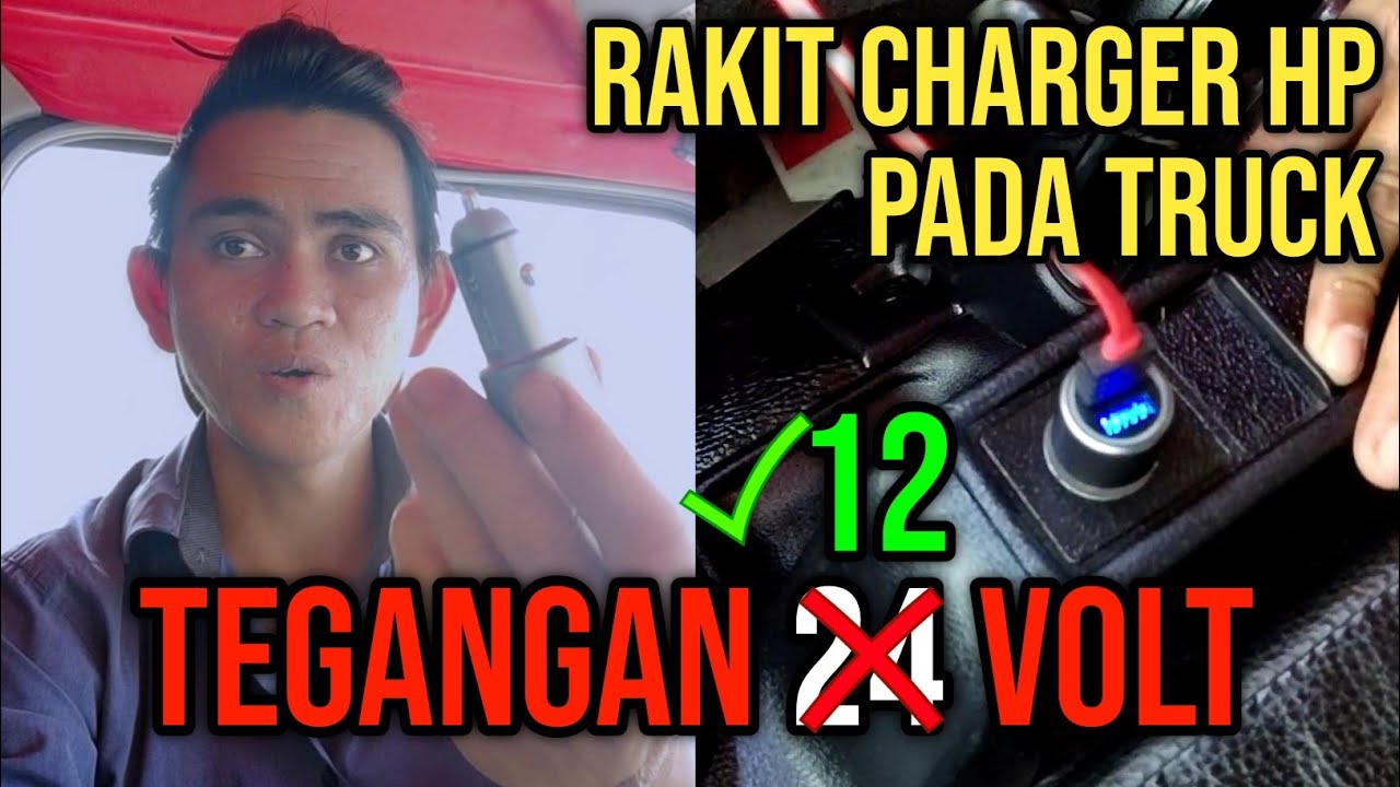 Cara Rakit charger HP Truck Hino 500 FM 260 JD