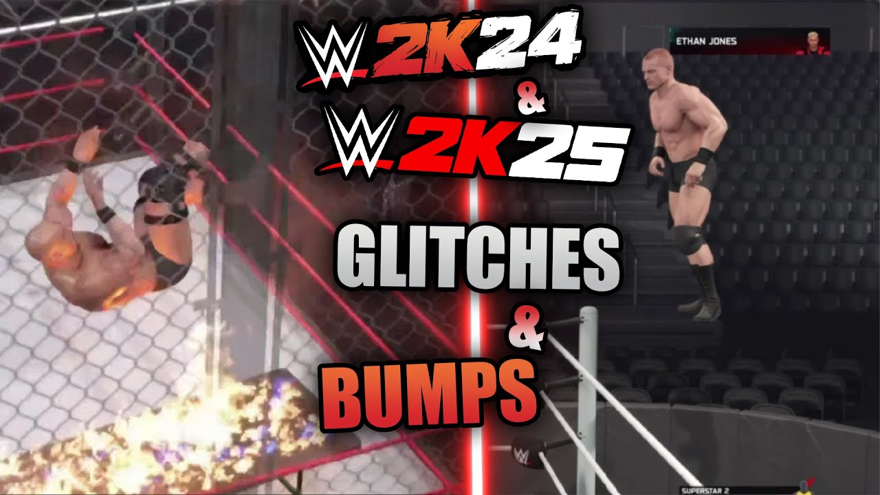 WWE 2k24 & WWE 2k25 Glitches & Bumps