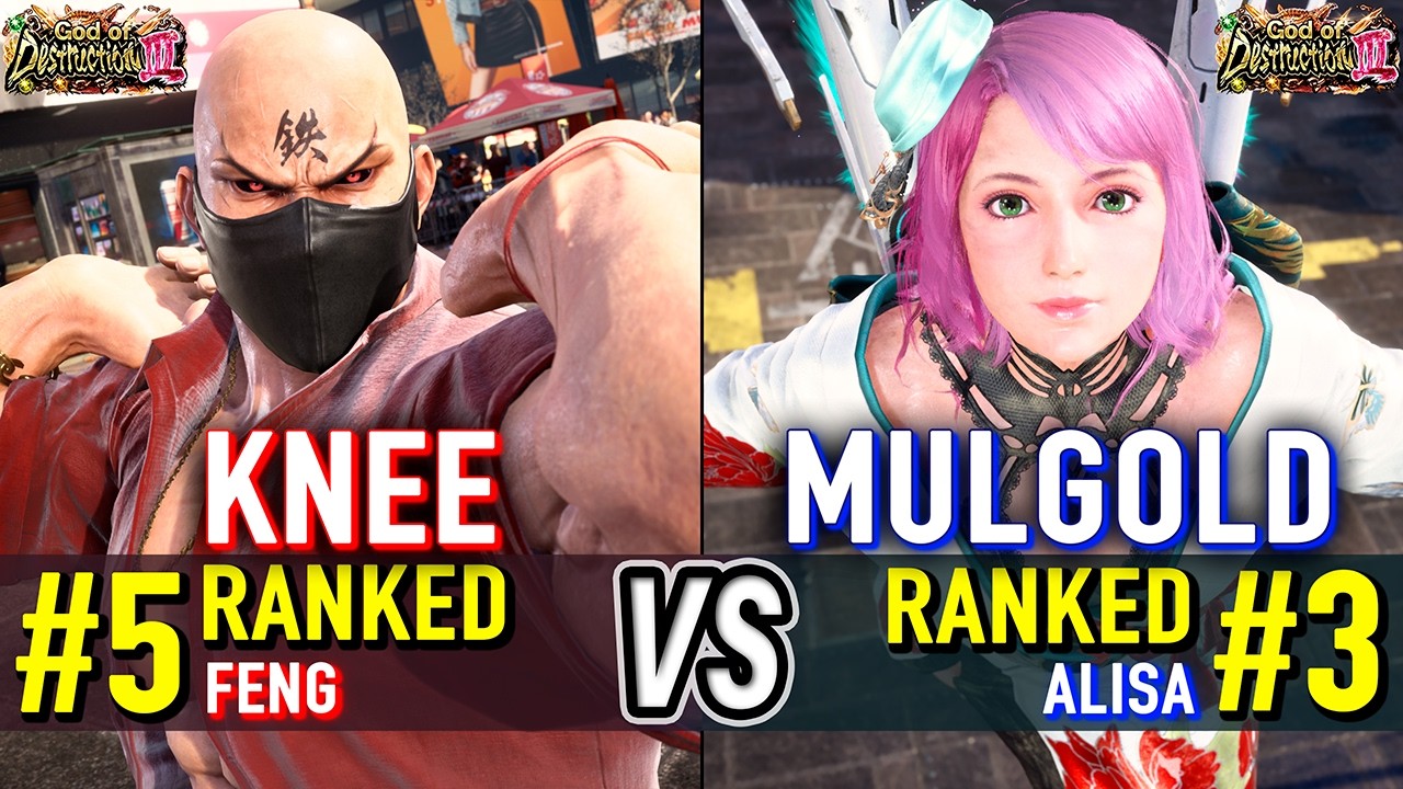 T8 🔥 KNEE (#5 Ranked Feng) vs MULGOLD (#3 Ranked Alisa) 🔥 Tekken 8 High Level Gameplay