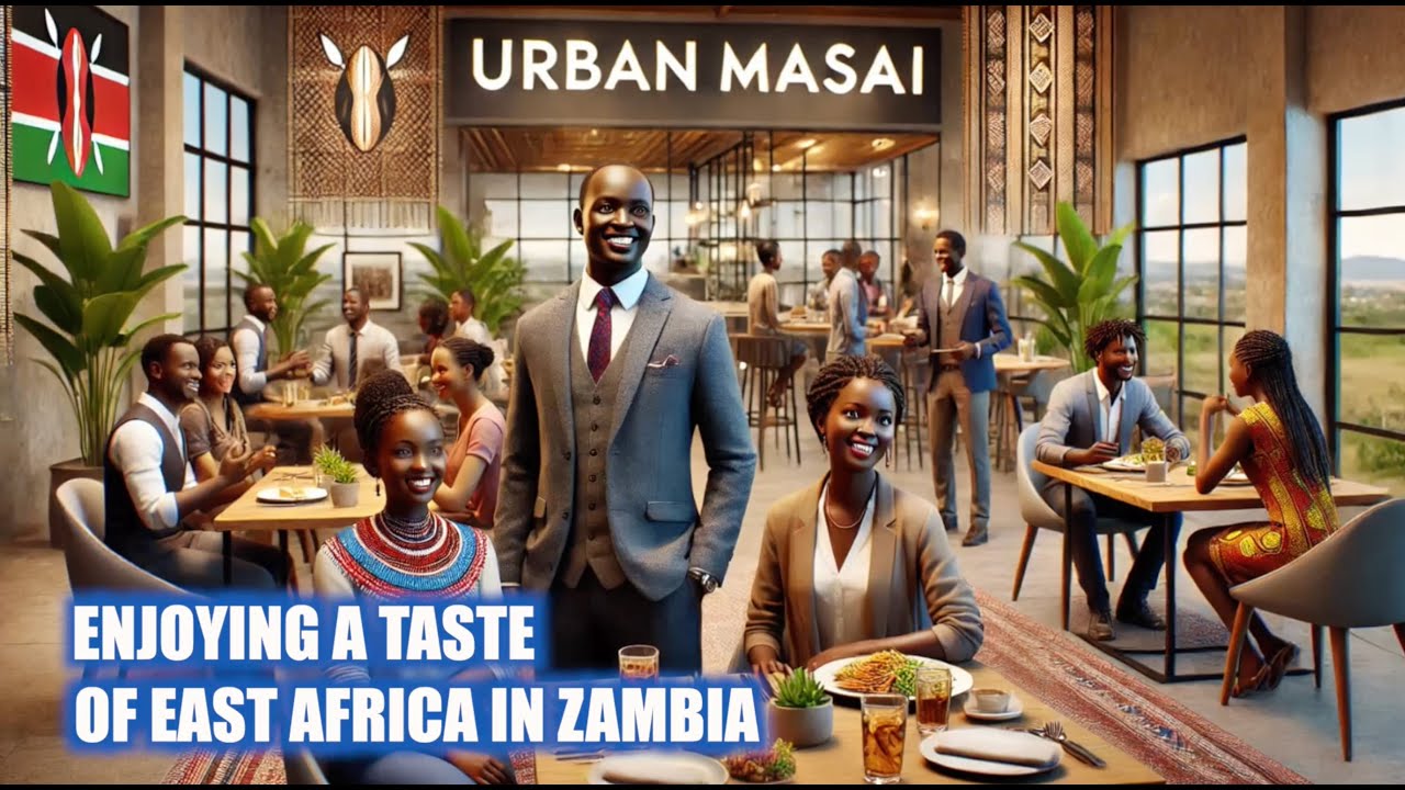 Kenyan family from Kakamega running the biggest restaurant in Lusaka Zambia