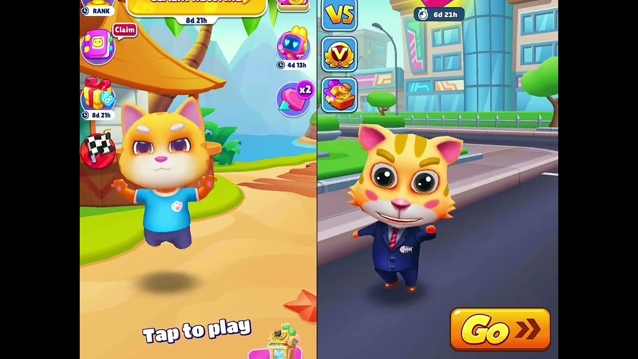 Cat Runner VS PET Runner 4K Gameplay Walkthrough 