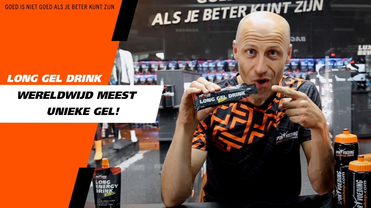 Long Gel Drink | Wereldwijd unieke en onderscheidende energie gel - Dubbele energie voor jouw sport