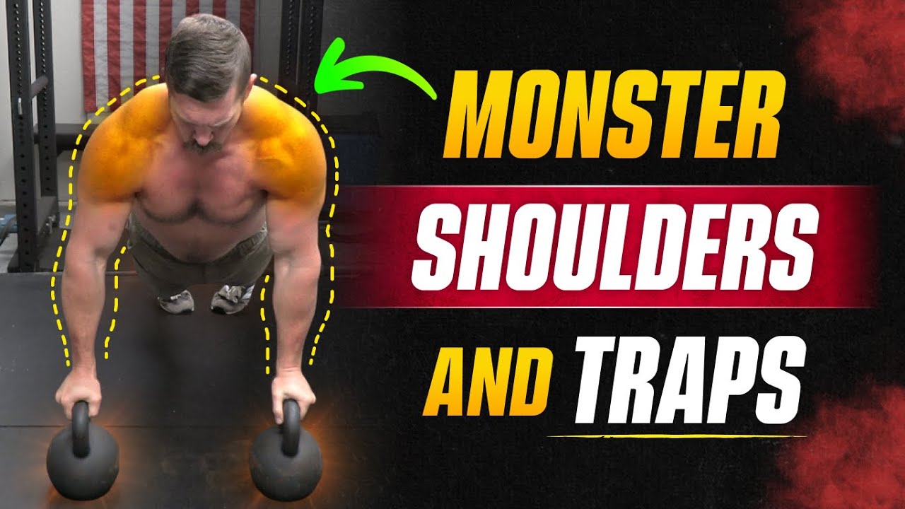 50 Rep Kettlebell Shoulder and Traps Blaster | Build More Mass and Muscularity