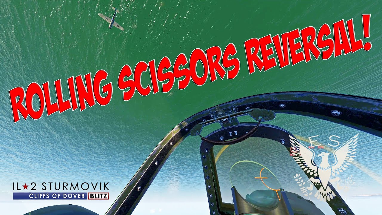 Dogfight with a Rolling Scissors Reversal | TWC Server | IL2 Cliffs of Dover