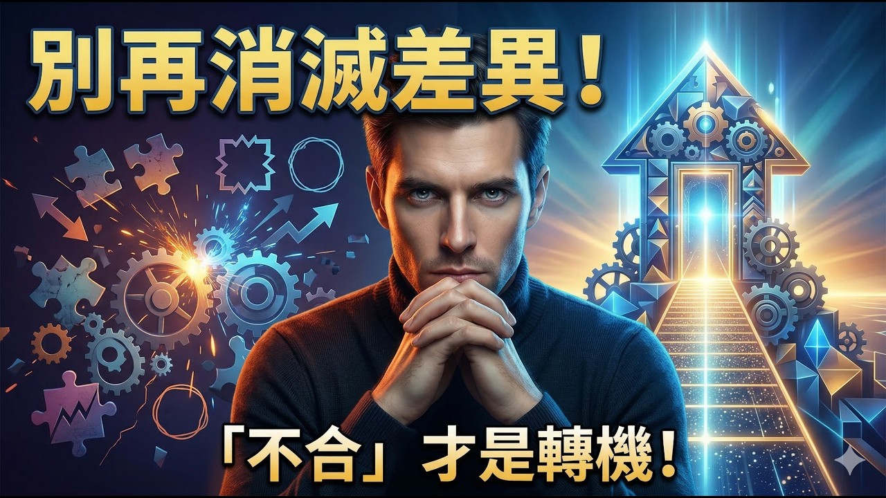 別再試圖消滅差異！為什麼「不合」才是你最強大的轉機？