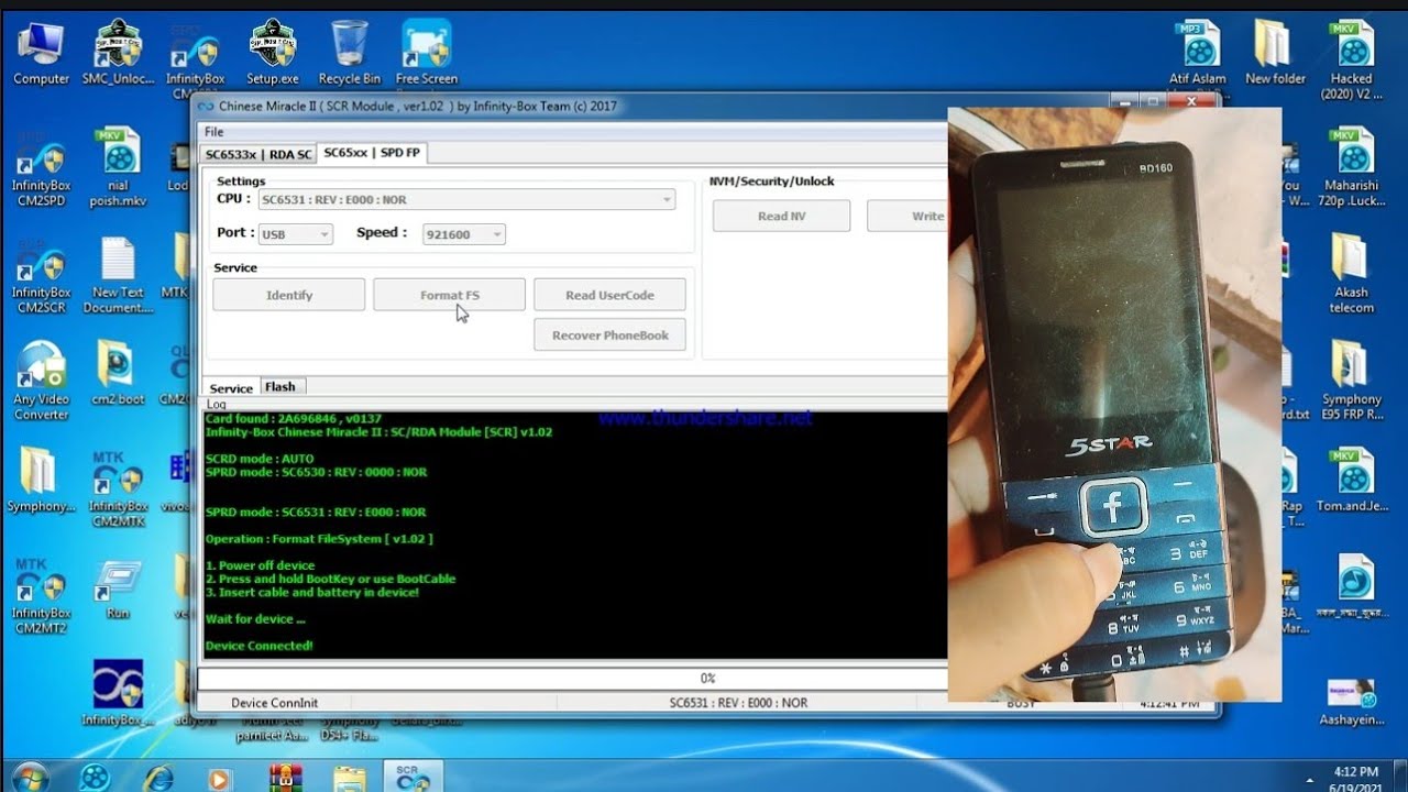 5 star BD160 unlock with boot key CM2 dongle। How to flash 5star bd160.