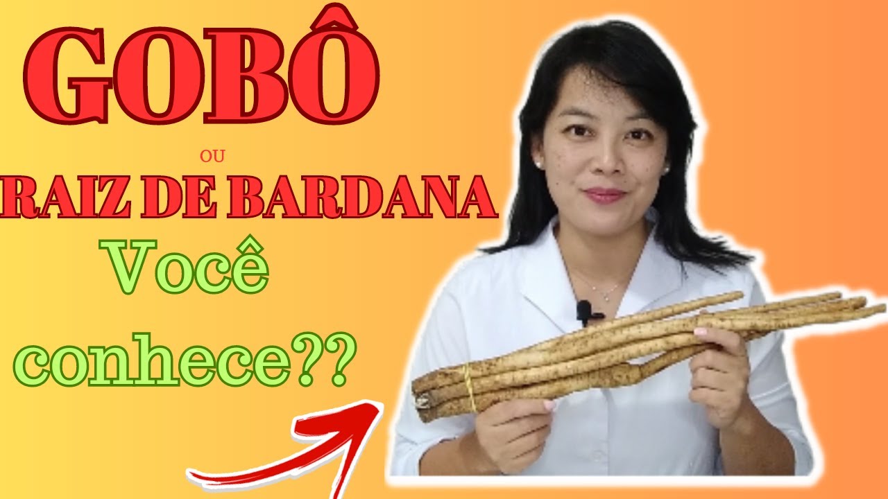 Gob&ocirc; ou raiz de bardana, nutritivo e vers&aacute;til!!