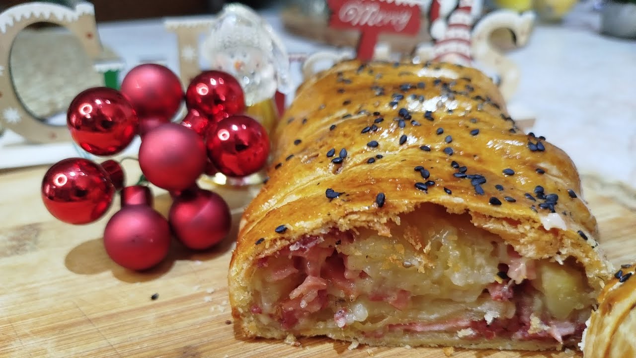 Χριστουγεννιάτικο μενού 🎄🎄. Αλμυρό στρουντελ, φανταστικά νόστιμη συνταγή ⬇️