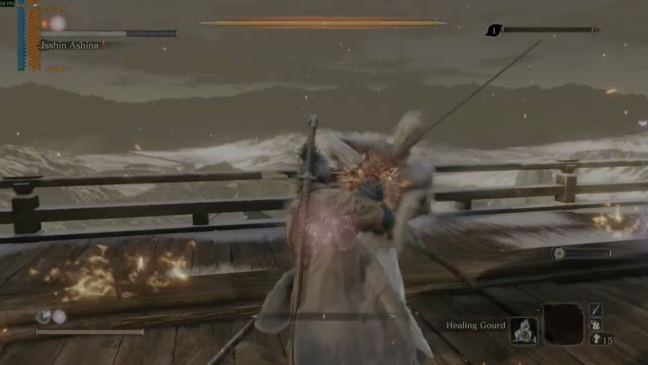 FINALLY I BEAT SEKIRO ON 4 HEALING GOURDS LES GOOO