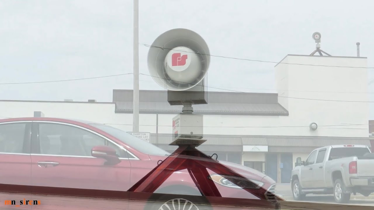 Federal Signal 2001-130 Siren Test - Full Alert - New Hampton, Iowa