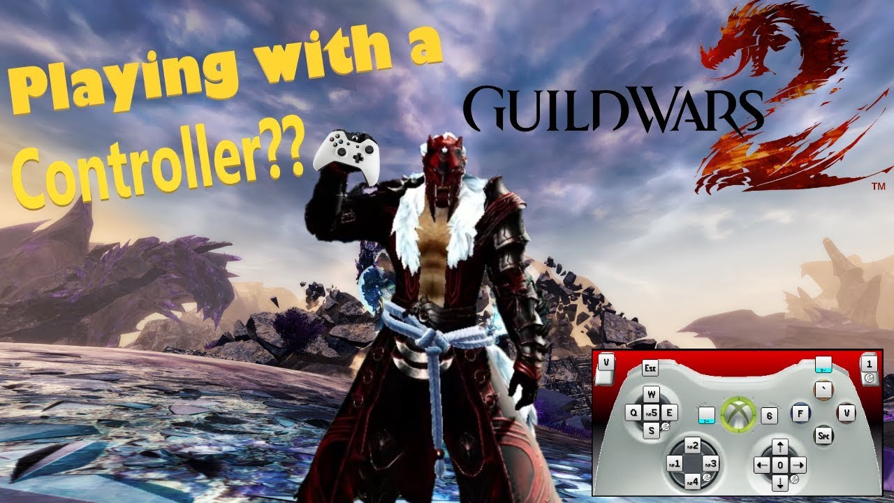 Guild Wars 2 - How to - Play with Controller and Combat Mode