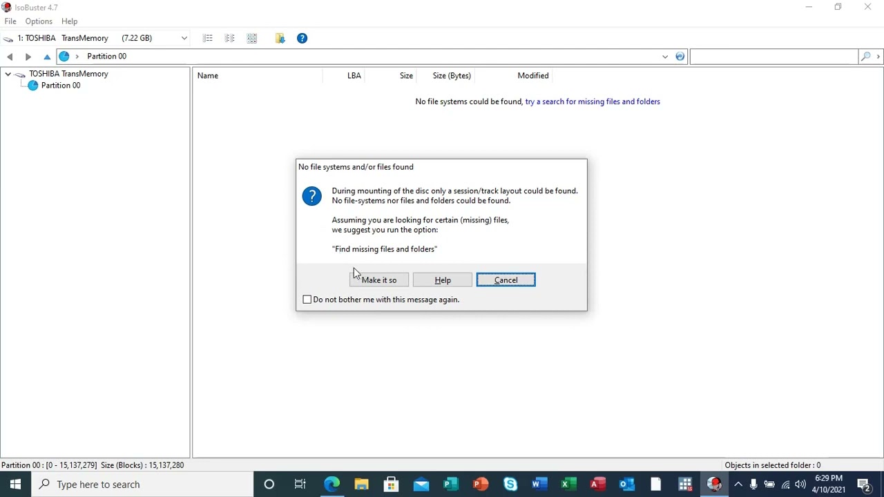 IsoBuster Files Recovery Digital Forensics Tool