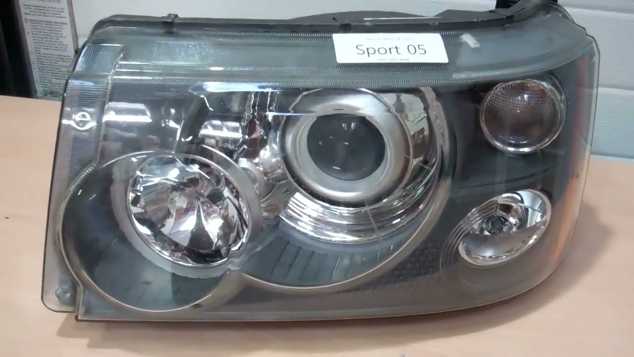 How to change headlight HID bulb / change beam pattern on Range Rover Sport 2005-09