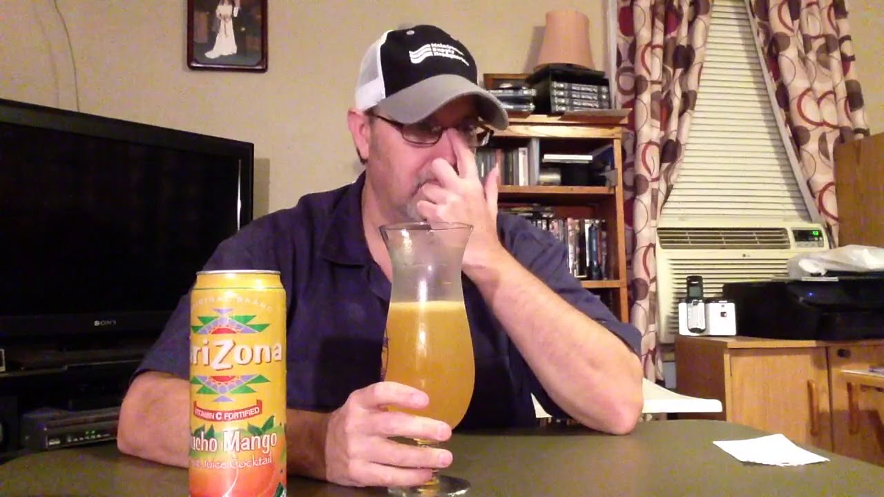 Arizona Mucho Mango Fruit Juice Cocktail # The Beer Review Guy