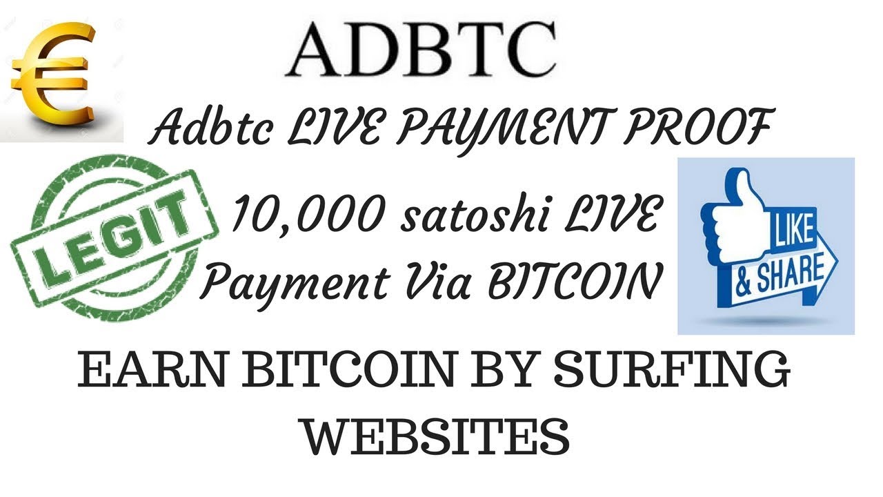 ADBTC - LIVE PAYMENT PROOF-10,000 SATOSHI