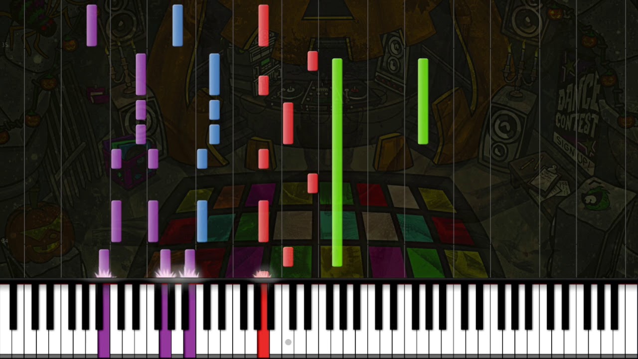 Haunted Disco played by Synthesia