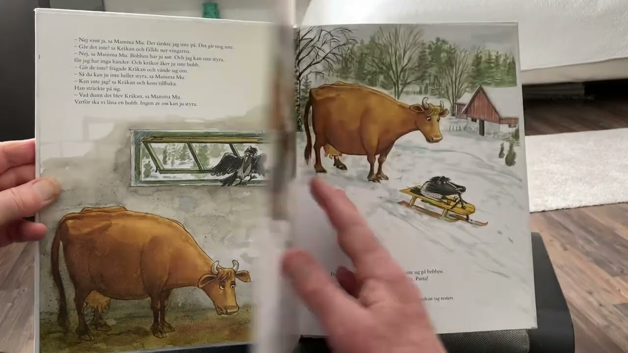 Mamma mu åker bobb.  Av Jujja o Tomas Wieslander/ Rabén o Sjögren