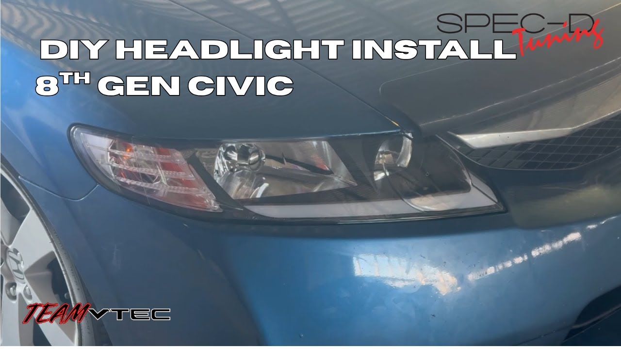 06-11 Civic Spec D Tuning LED Headlight DIY