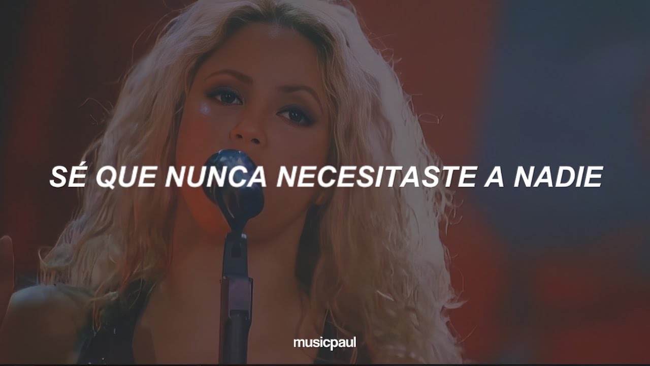 Shakira - Poem to a Horse (Live & off the record) (subtitulado al español)