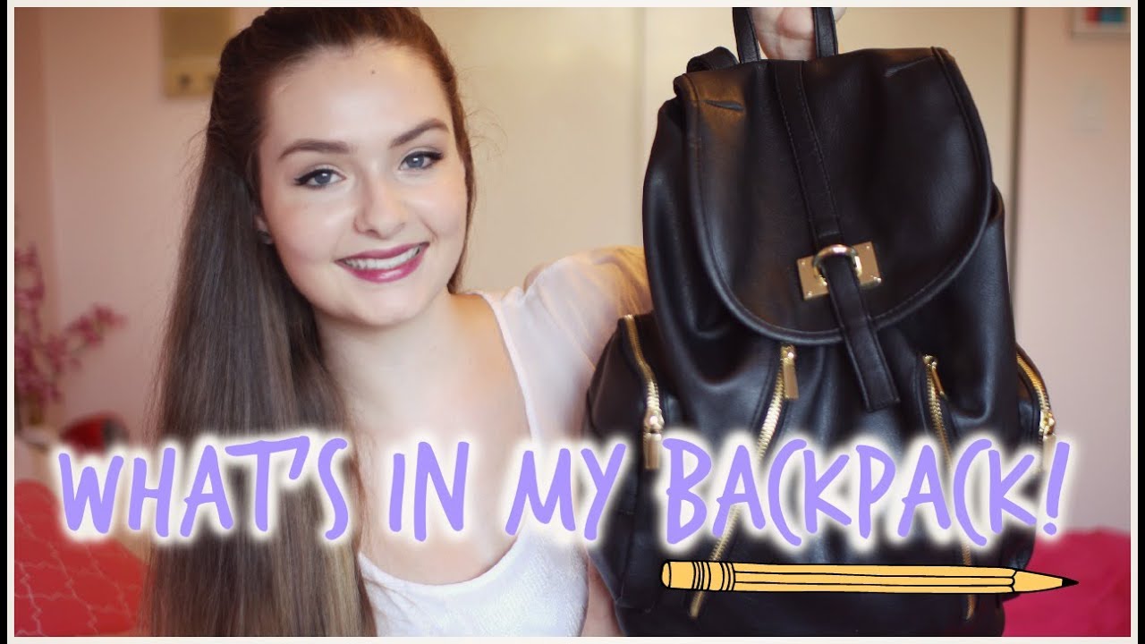 What's In My Backpack 2014!