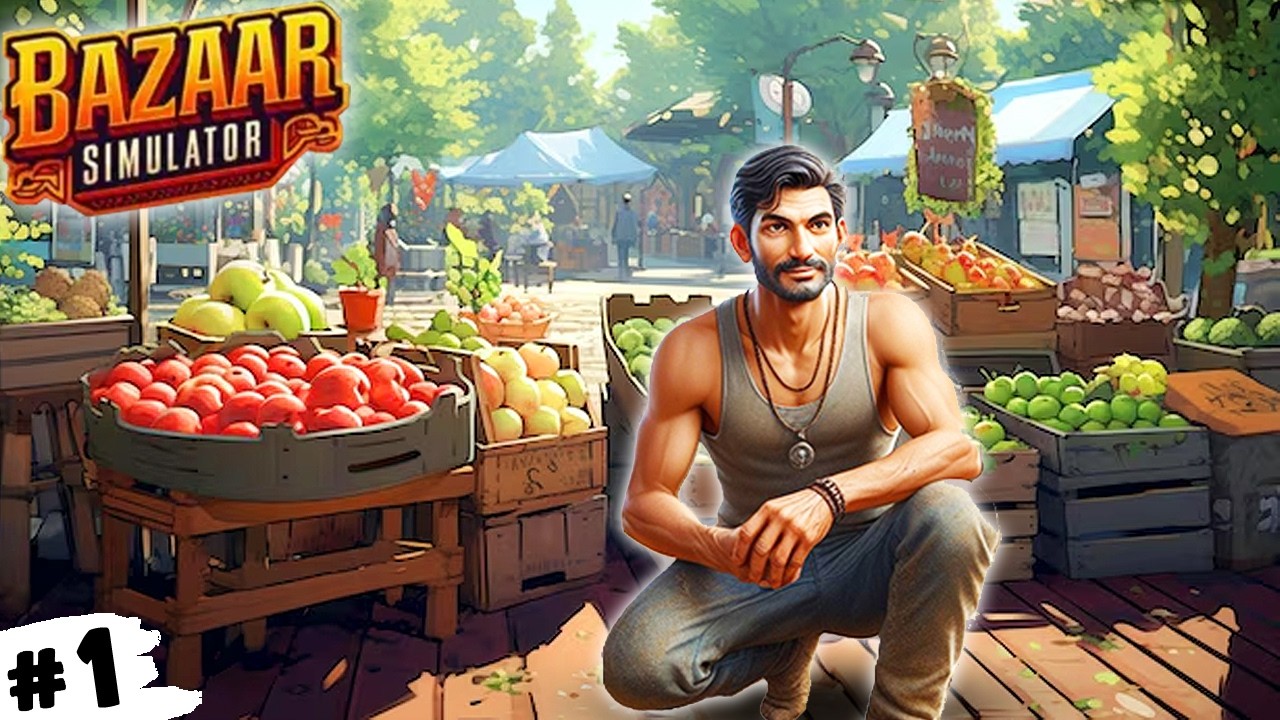 I OPENED MY NEW VEGETABLE SHOP IN $30 ONLY | Bazaar Simulator #1 | BADBUFFY
