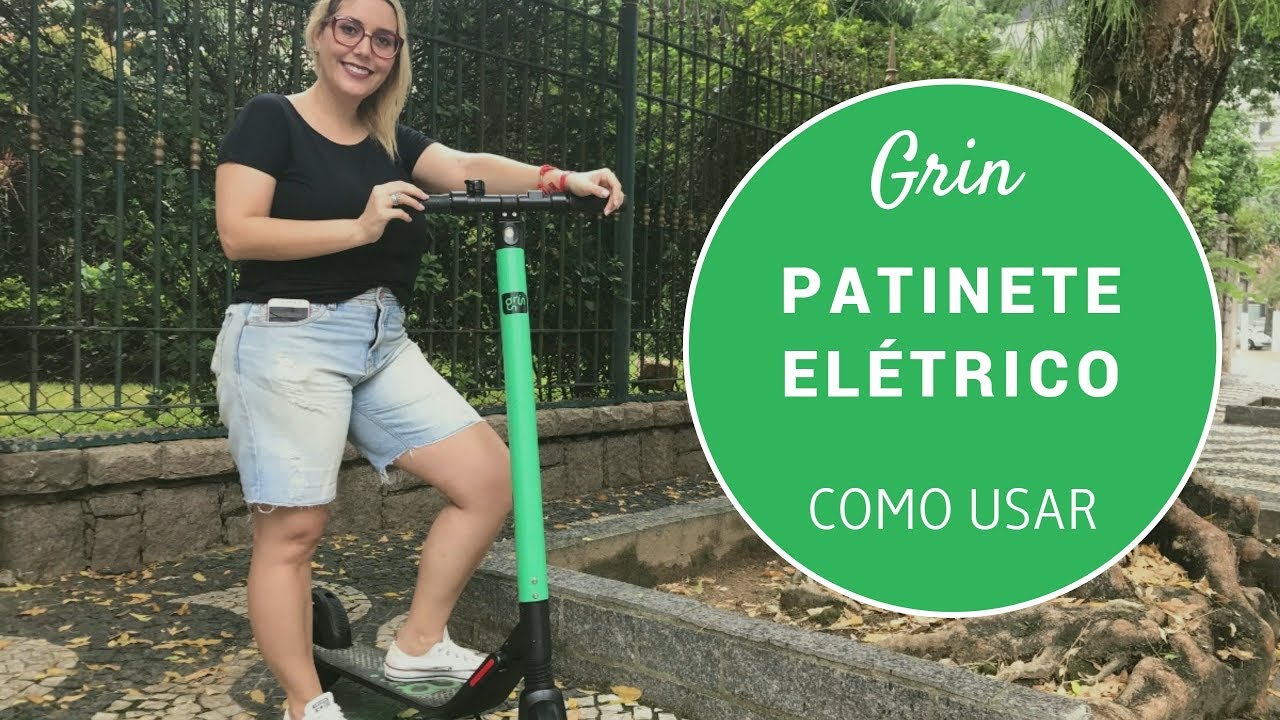 Como Usar o Patinete El&eacute;trico Grin | Santos