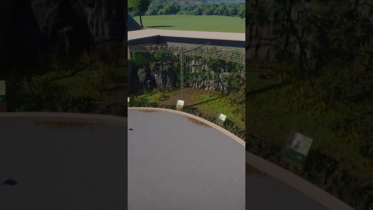 Как построить дом для приматов в Planet Zoo | #шорты