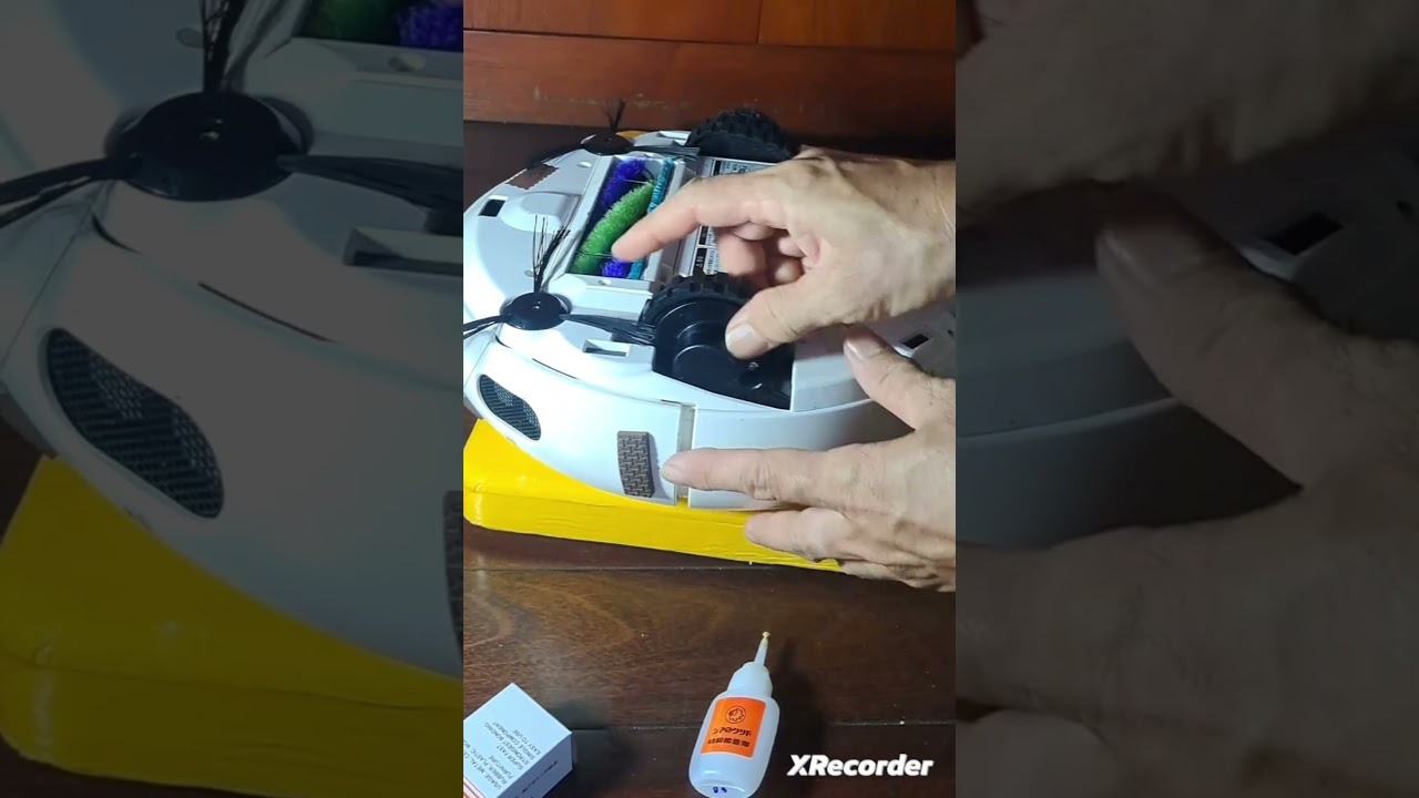 Tips to change  robot wheel tire quickly and perfectly without having to open the Sharp Cocorobo