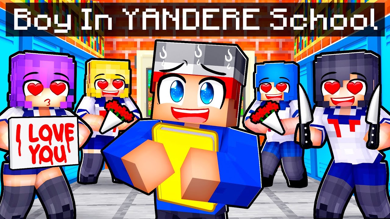 ONE BOY in a YANDERE ONLY School!