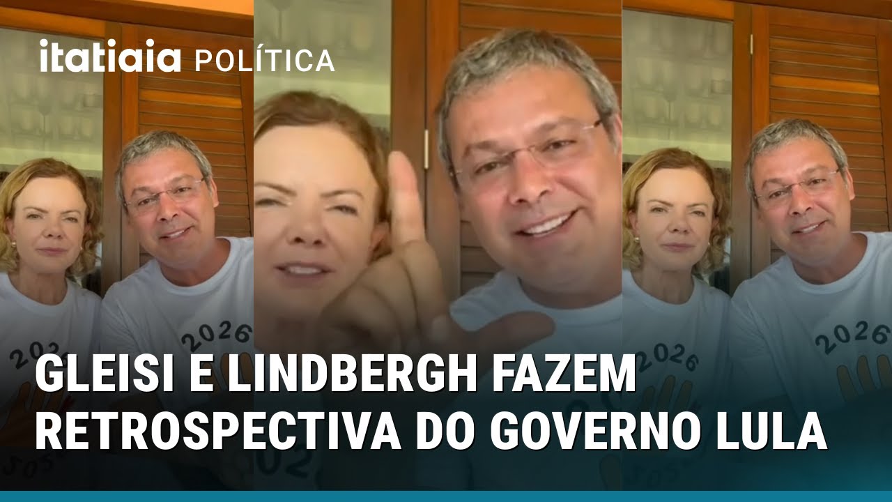 GLEISI HOFFMANN E LINDBERGH FARIAS FAZEM RETROSPECTIVA DO GOVERNO E MIRAM REELEI&Ccedil;&Atilde;O DE LULA