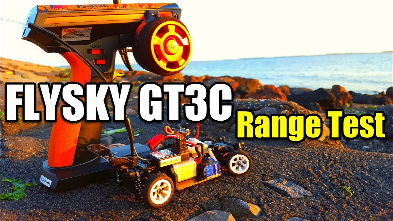 RANGE TEST FlySky FS GT3C Transmitter and GR3E Receiver