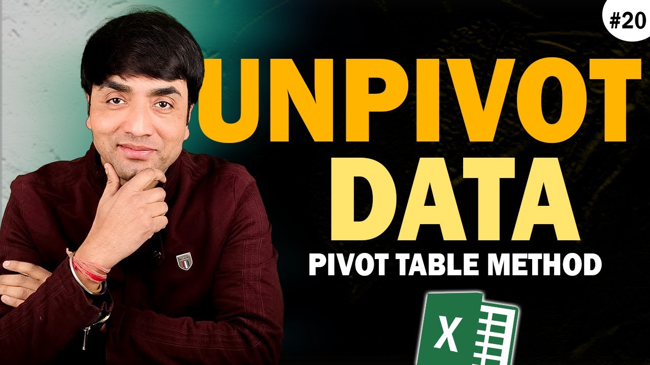 How to Unpivot Data in Excel using Pivot Table Method