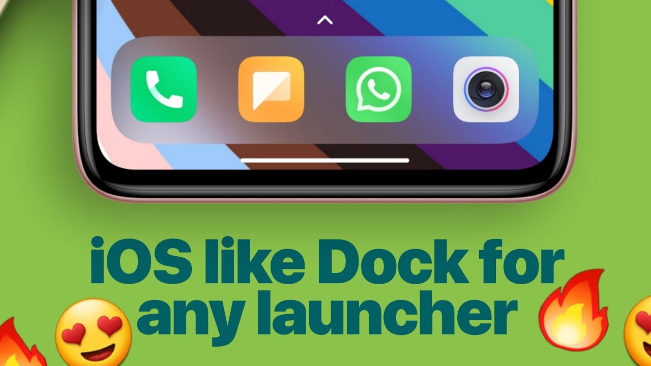 How To Get iOS-style Dock In Any Launcher On Any Android &bull; No root needed