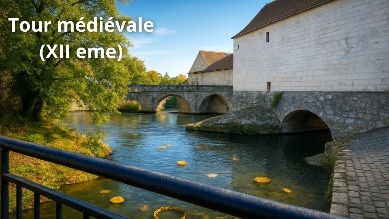 Pêche à l’aimant au pied d’une tour du 12e siècle (1100) : on trouve des antiquités 