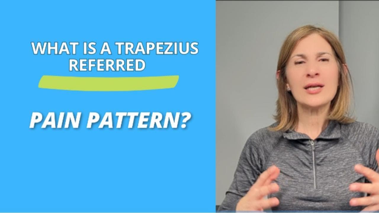 What Is a Trapezius Referred Pain Pattern? #uppertrap #referredpain #posturefix