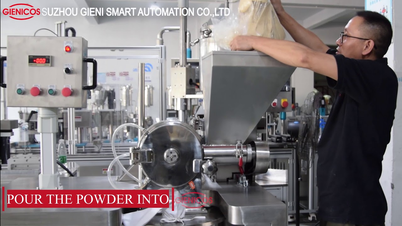 Pulverizer Machine Working Animation