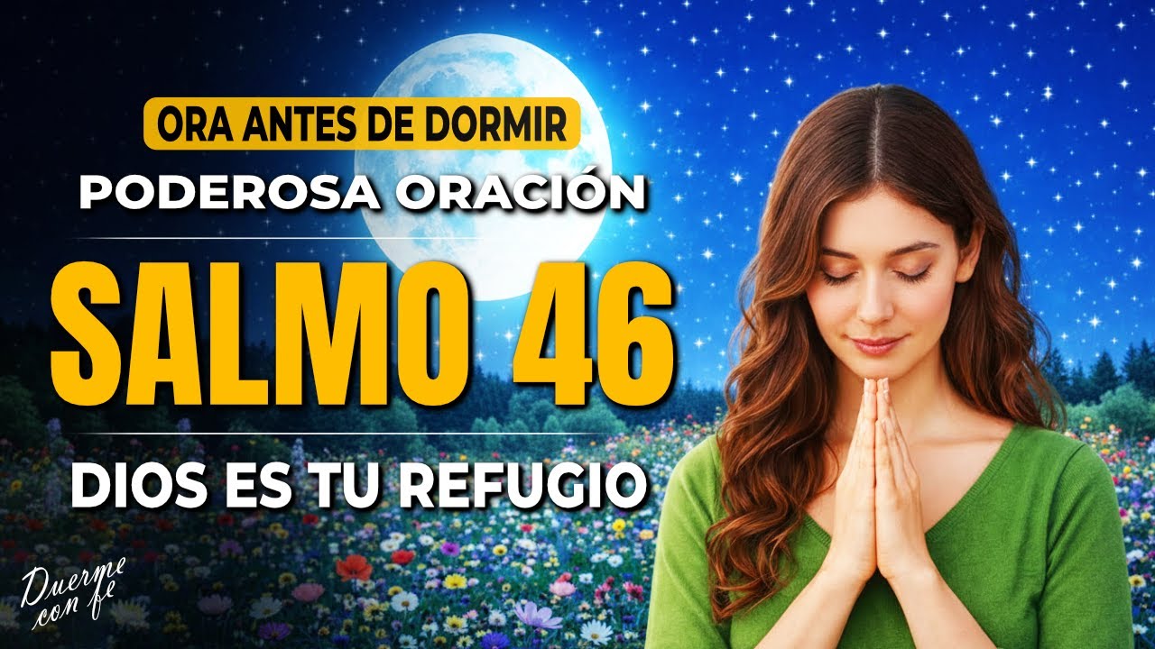 Salmo 46 | Dios es tu fortaleza: Oración de la noche 🙏