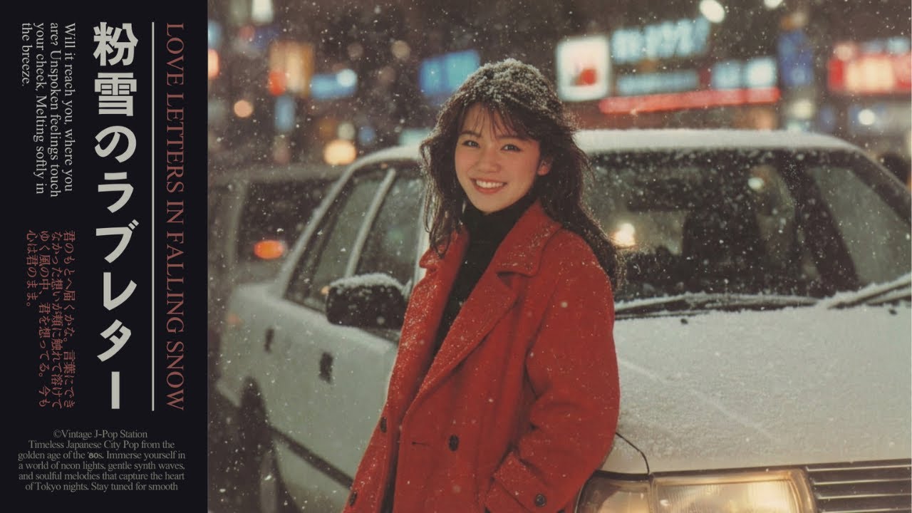 Tokyo Snow Night Mood｜昭和レトロ シティポップ 1980年代【作業用BGM】