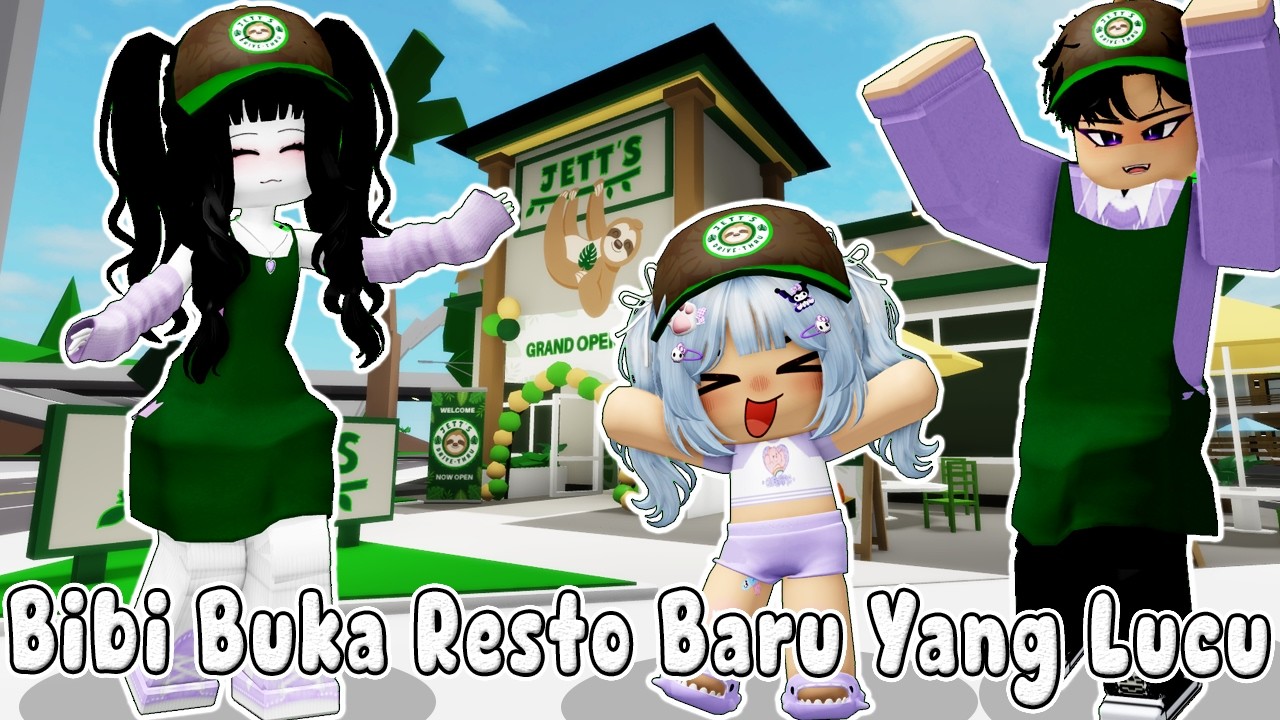 BIBI MEMBUKA RESTORAN BARU & MENGUNDANG KALIAN SEMUA DATANG KE SINI || BROOKHEAVEN🏡ROBLOX INDONESIA