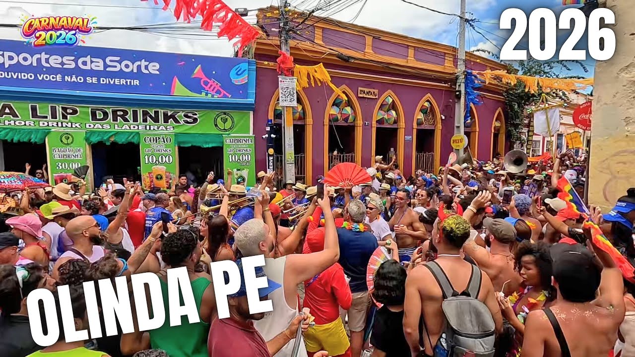 CARNAVAL DE OLINDA 2026 O BLOCO PATUSCO ARRASTOU MULTIDÕES  ￼15/02/2026￼