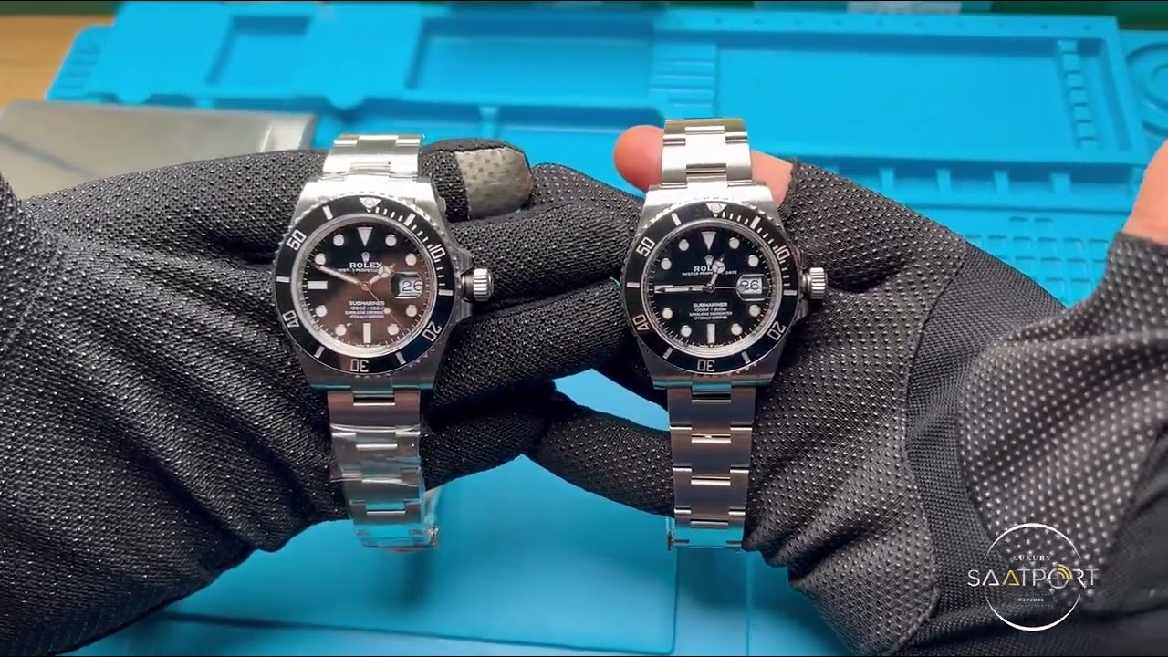 Rolex Submariner Orjinal kıyaslama