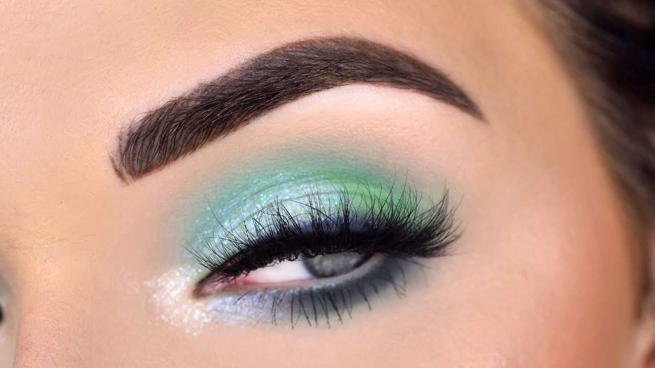 Green + Teal Eye Makeup Tutorial | Jeffree Star Jawbreaker + Deck of Scarlet