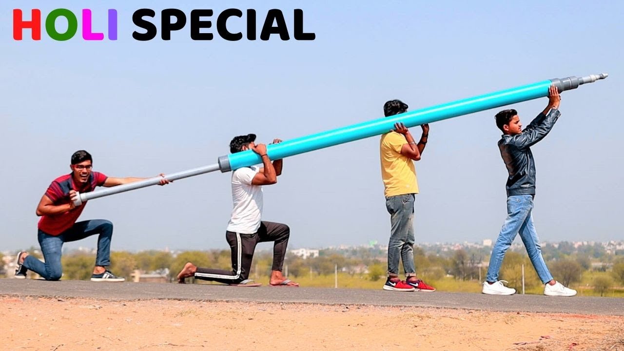 We Made Biggest Pichkaari In The World | दुनिया की सबसे बड़ी पिचकारी |