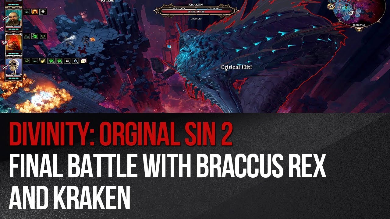 Divinity: Original Sin 2 - Final battle with Braccus Rex and Kraken