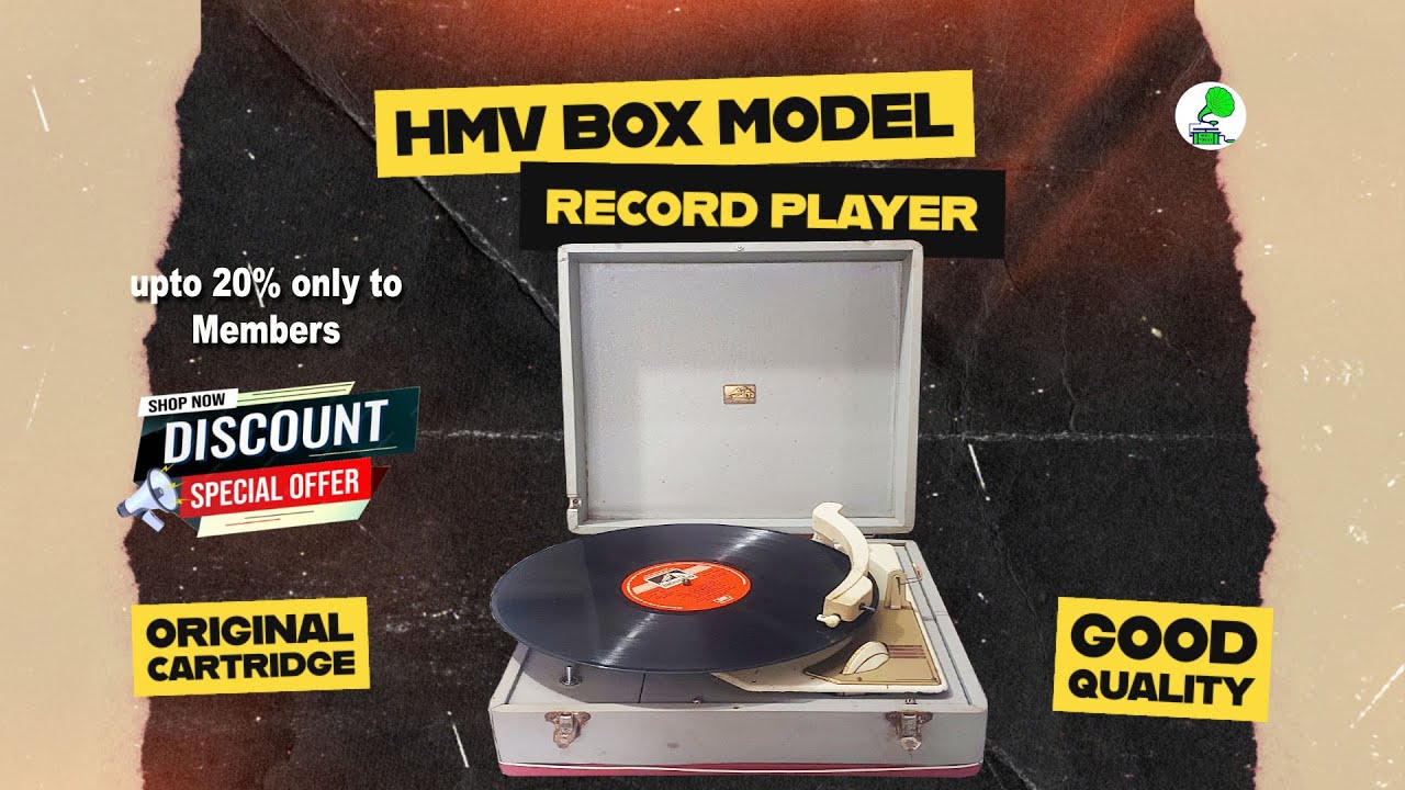 HMV Super Record Player | Vintage Record Player | Old is sweet