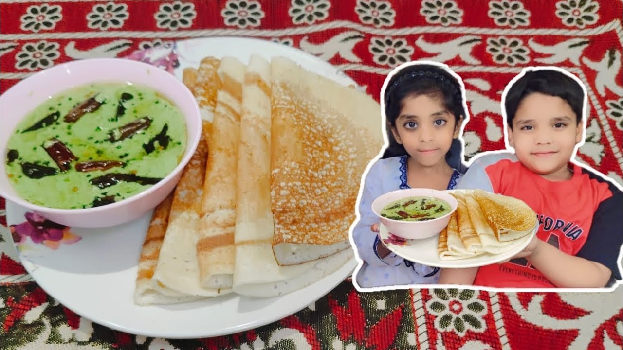 Breakfast special delicious cheela recipe😋🤤 cheela and Chila chutney recipe